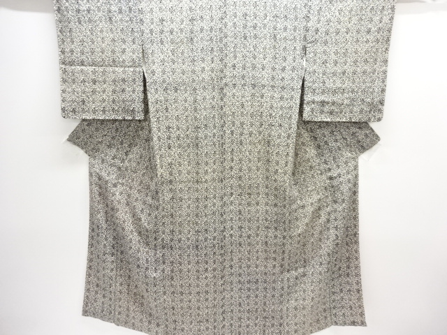JAPANESE KIMONO / ANTIQUE KIMONO / MON KINSHA / FLOWER
